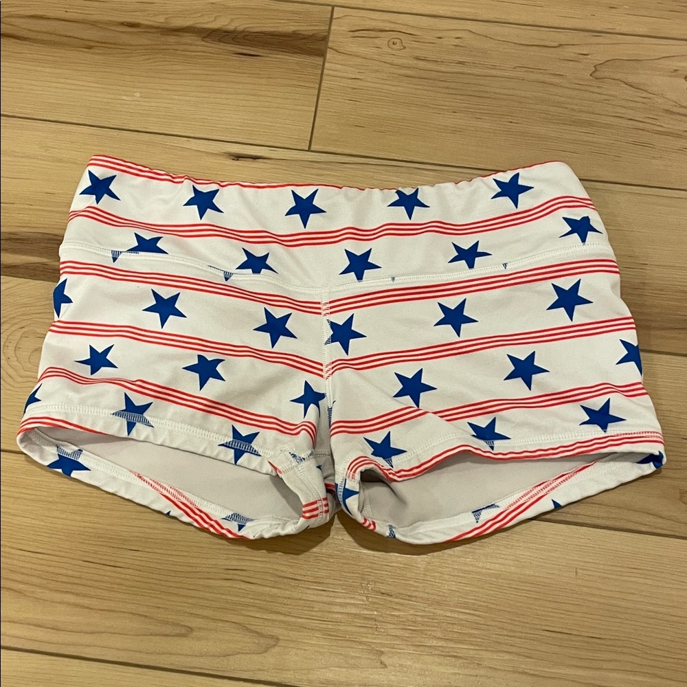 Fleo Blue Star and Red Stripe Shorts